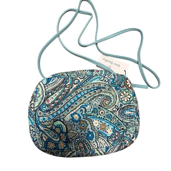 Vera Bradley RFID Blocker Crossbody Bag in Paisley NWT
